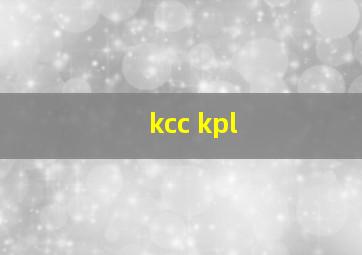 kcc kpl